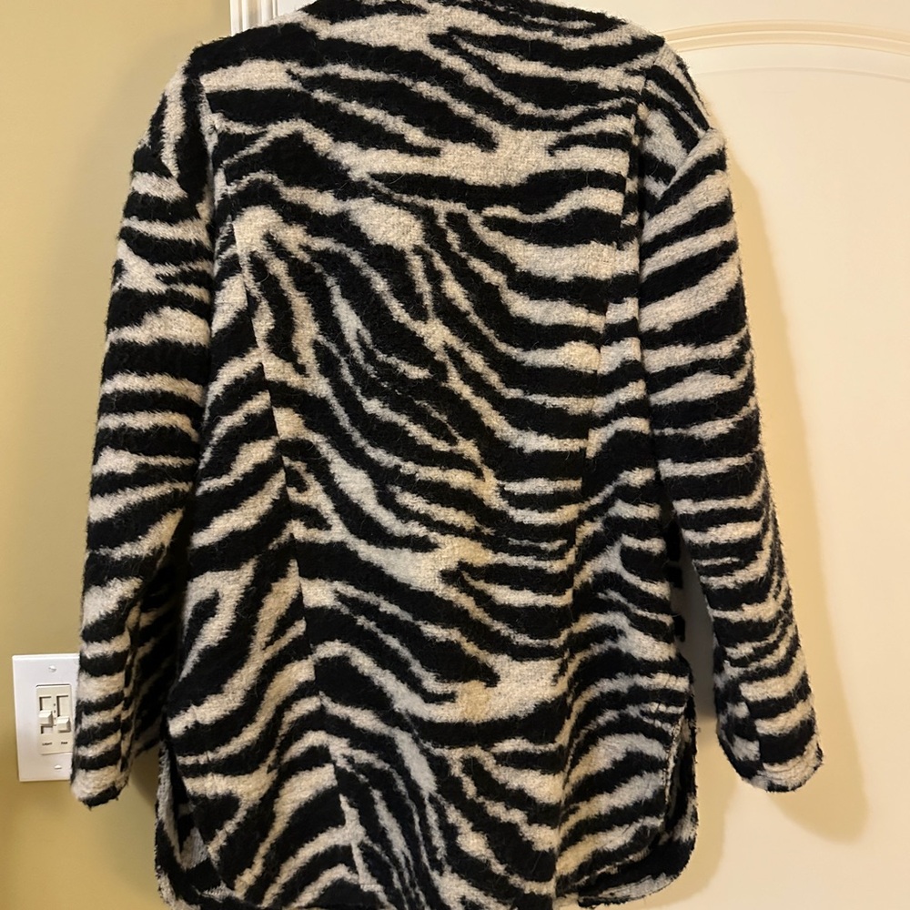 Iro Zebra Striped Patterned Jacket - image 4